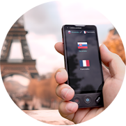 Jazykový překladač Langie S3 pro tlumočení řeči v zahraničí